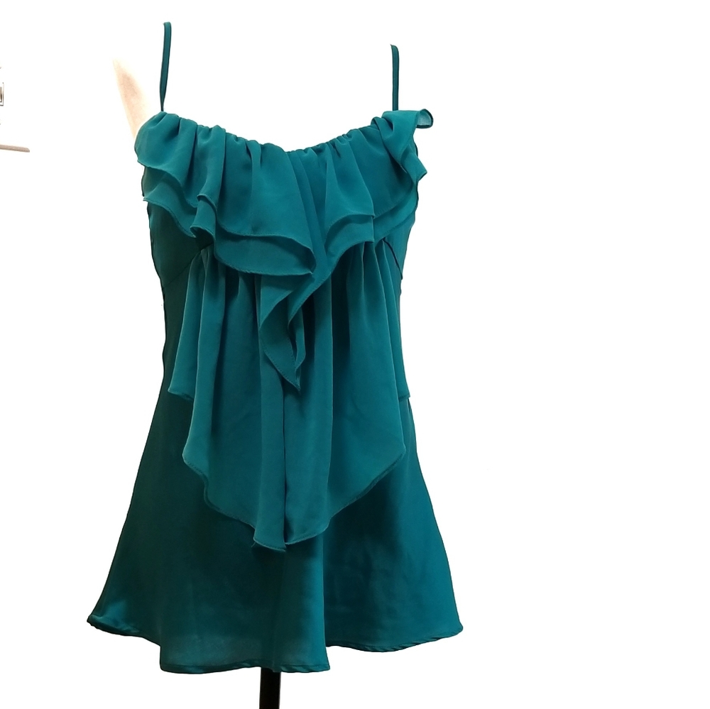 Urban Behavior silky Tunic Green Top